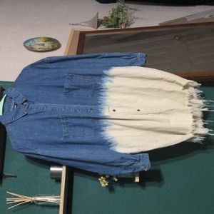 Missguided Oversized Denim Shirt Dress